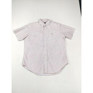 Ralph Lauren Shirt Mens Large Red White Blue Classiccore‎ Normcore Flesh Pony